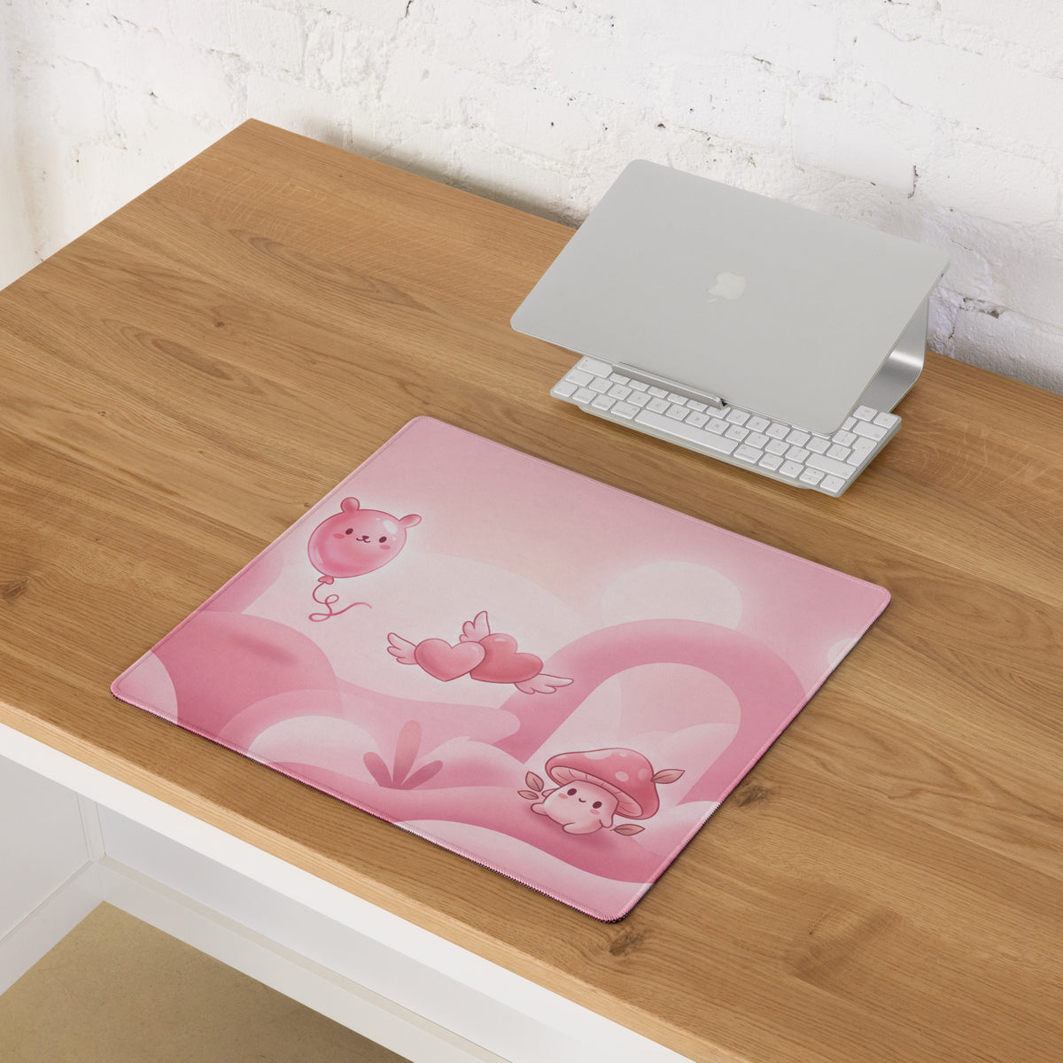 Pink Cute Gaming Mouse Pad For Dota CSGO Cute Theme