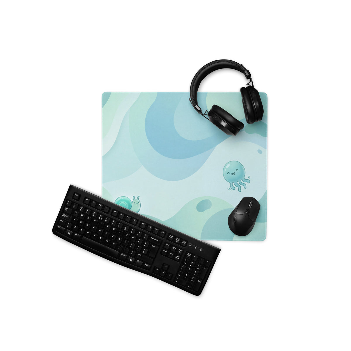 Pastel Cute Cloud Mouse Pad For Girl Gamers