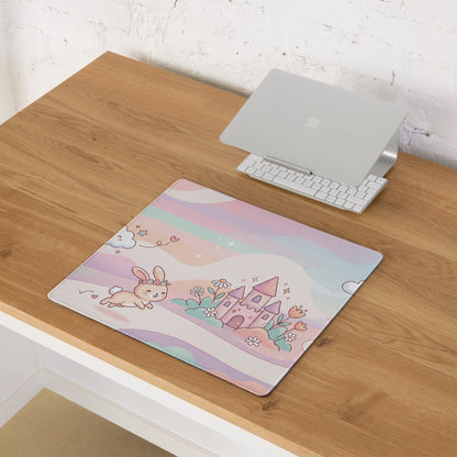 Pastel Unicorn Gaming Mouse Pad With Cute Design