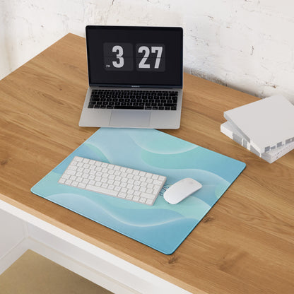Pastel Blue Cute Cloud Gaming Mouse Pad