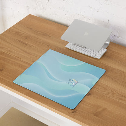 Pastel Blue Cute Cloud Gaming Mouse Pad