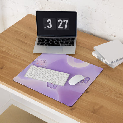 Lilac Cute Galaxy Gaming Mouse Pad