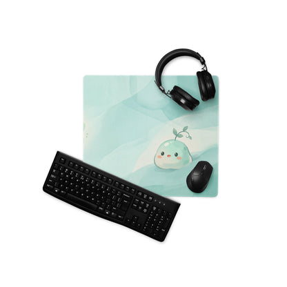 Pastel Blue Cute Galaxy Gaming Mouse Pad