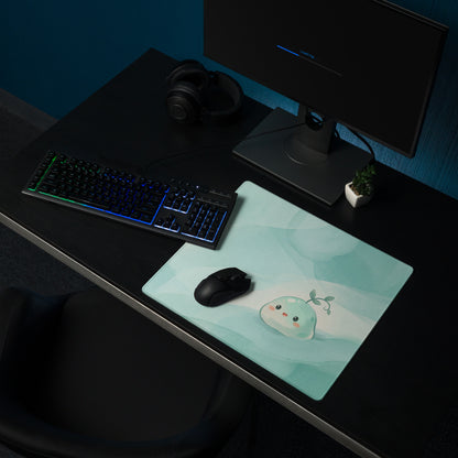 Pastel Blue Cute Galaxy Gaming Mouse Pad