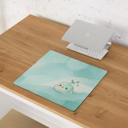 Pastel Blue Cute Galaxy Gaming Mouse Pad