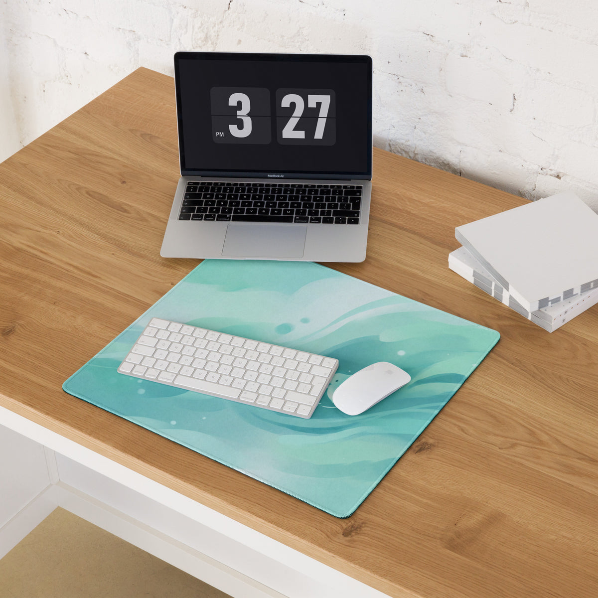 Girly Mint Green Gaming Mouse Pad