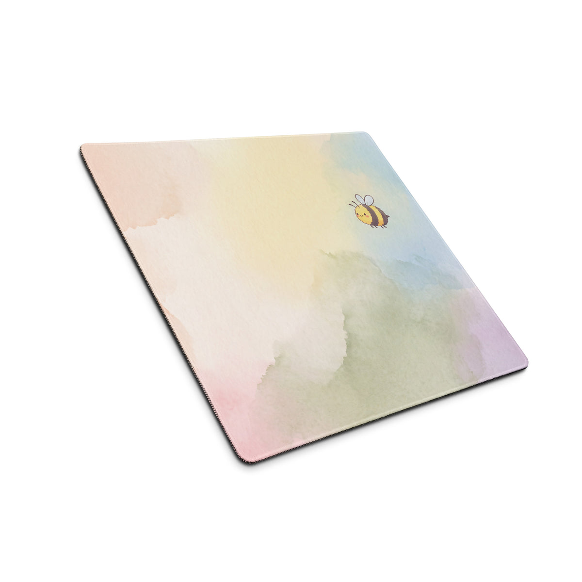 Pastel Rainbow Cute Bees Snails Gaming Mouse Pad