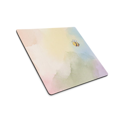 Pastel Rainbow Cute Bees Snails Gaming Mouse Pad