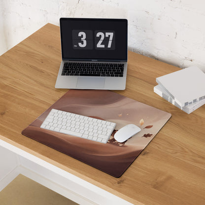 Cute Chocolate Brown Cat Themed Gaming Mouse Pad