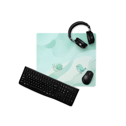Pastel Cute Clouds Gaming Mouse Pad