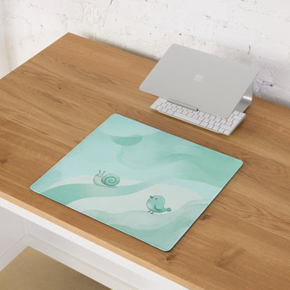 Pastel Cute Clouds Gaming Mouse Pad