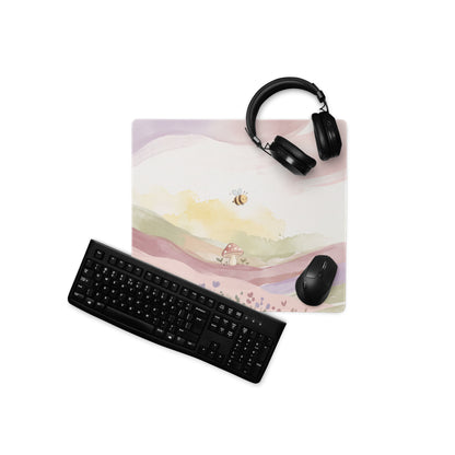 Cute Pink Gradient Gaming Mouse Pad