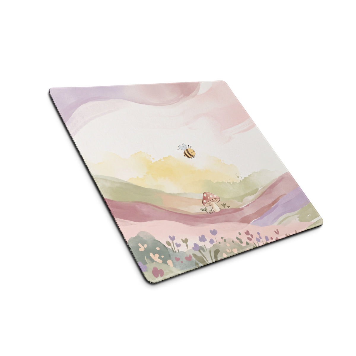 Cute Pink Gradient Gaming Mouse Pad