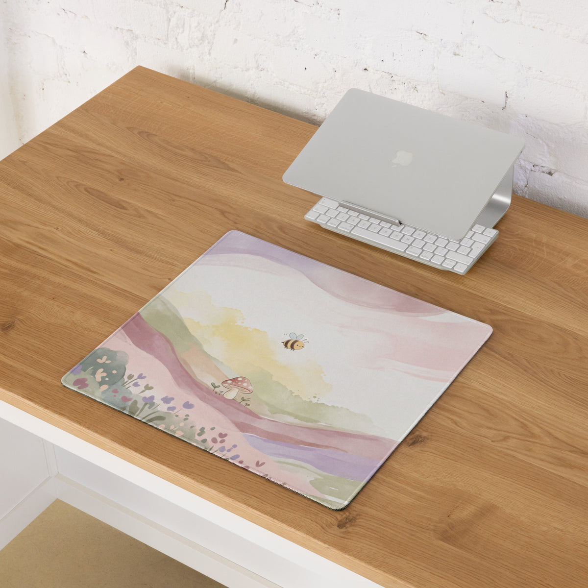Cute Pink Gradient Gaming Mouse Pad