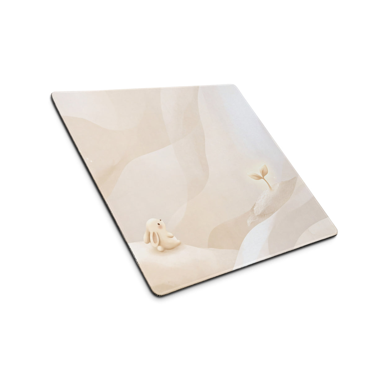 Cute Pink Galaxy Gaming Mouse Pad With Adorable Clouds