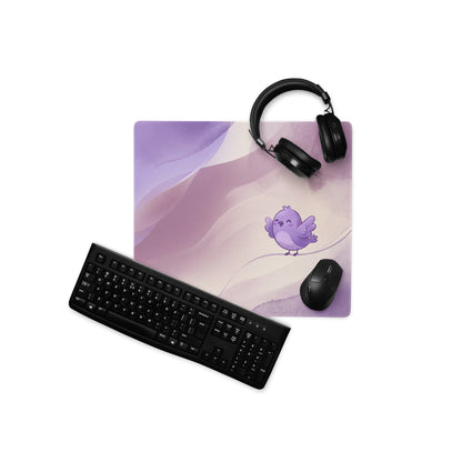 Pastel Purple Cute Cloud Gamer Mouse Pad
