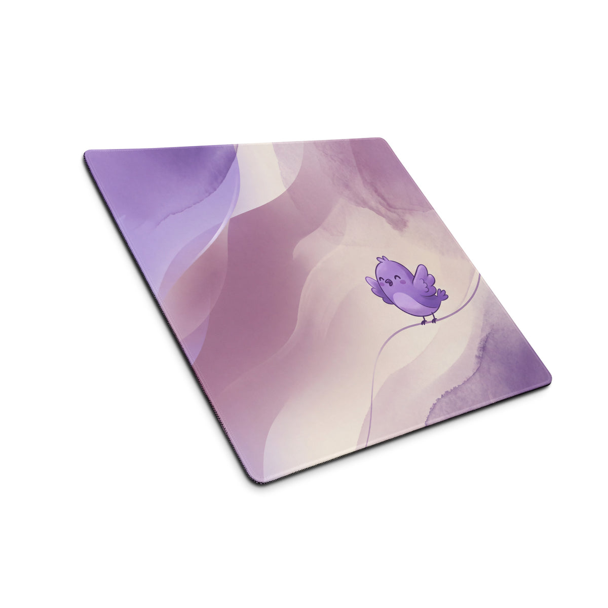 Pastel Purple Cute Cloud Gamer Mouse Pad
