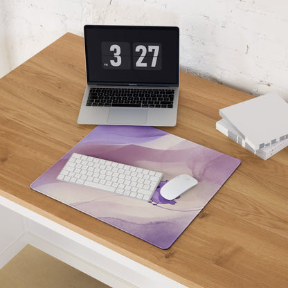 Pastel Purple Cute Cloud Gamer Mouse Pad