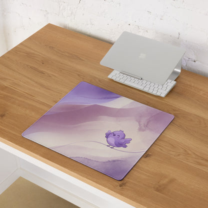 Pastel Purple Cute Cloud Gamer Mouse Pad
