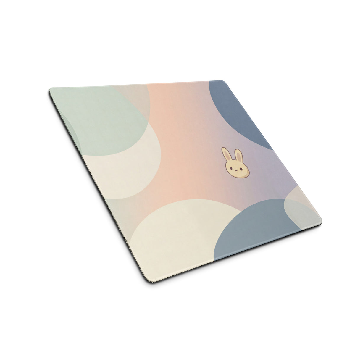 Pastel Cute Bunny Mouse Pad Large Non Slip Gaming Desk Mat