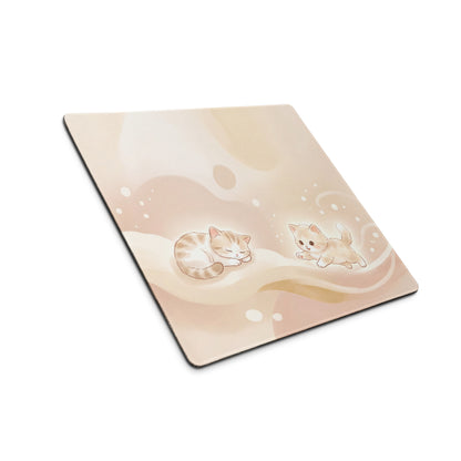 Cute Pink Cat Theme Gaming Mouse Pad