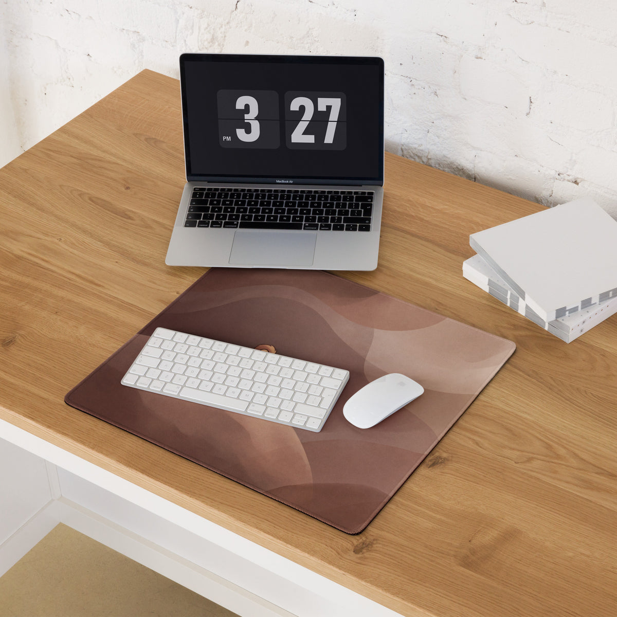 Cute Brown Bear Themed Gaming Mouse Pad