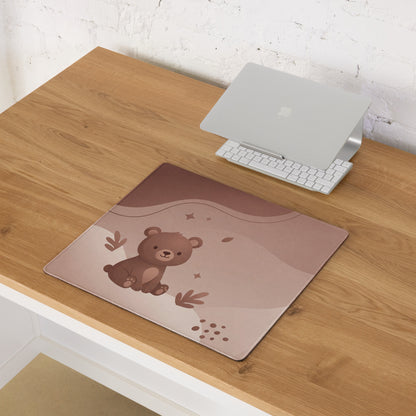 Pink Bear Cute Gaming Mouse Pad