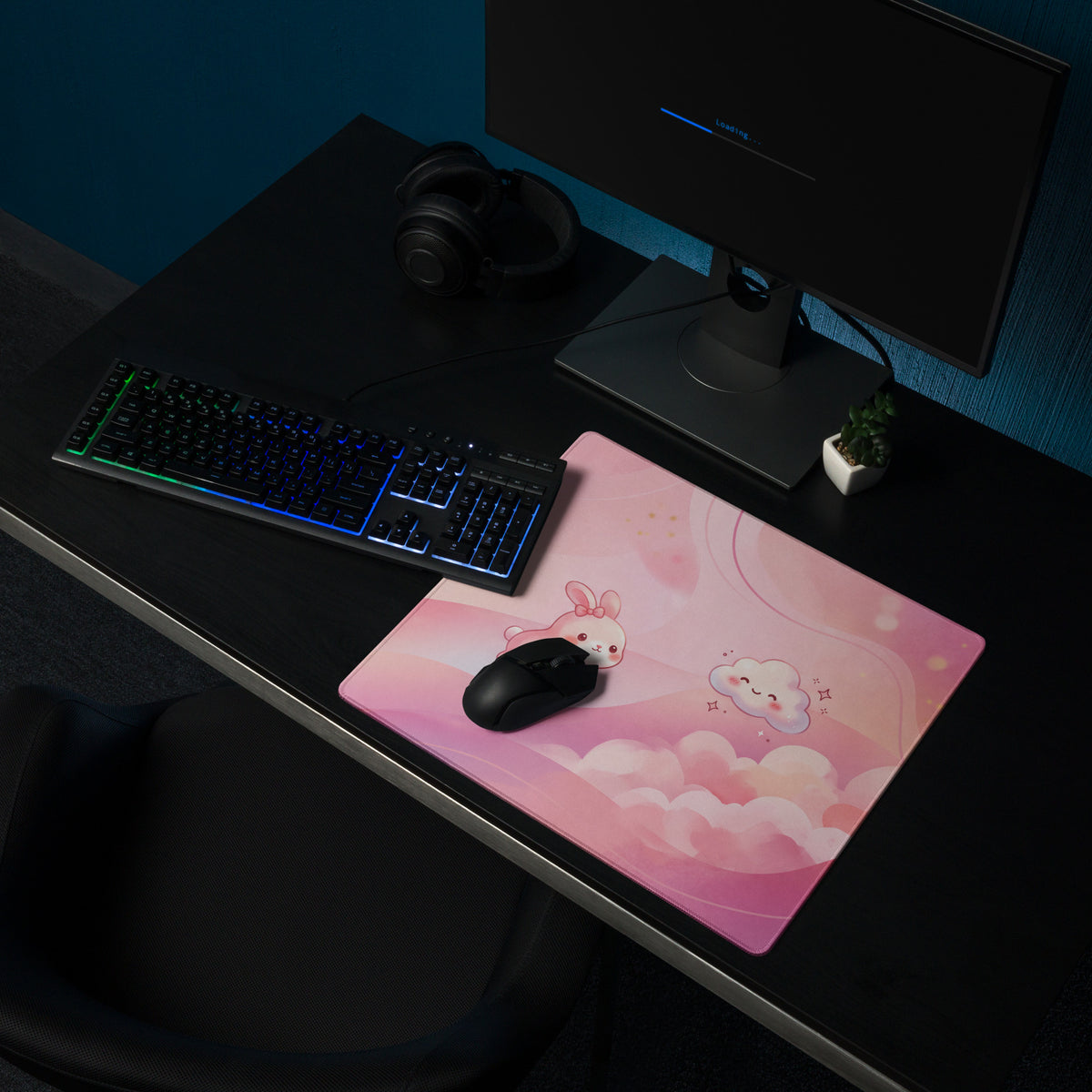 Pink Cute Gaming Mouse Pad
