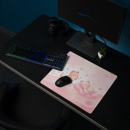 Cute Pink Galaxy Gaming Mouse Pad