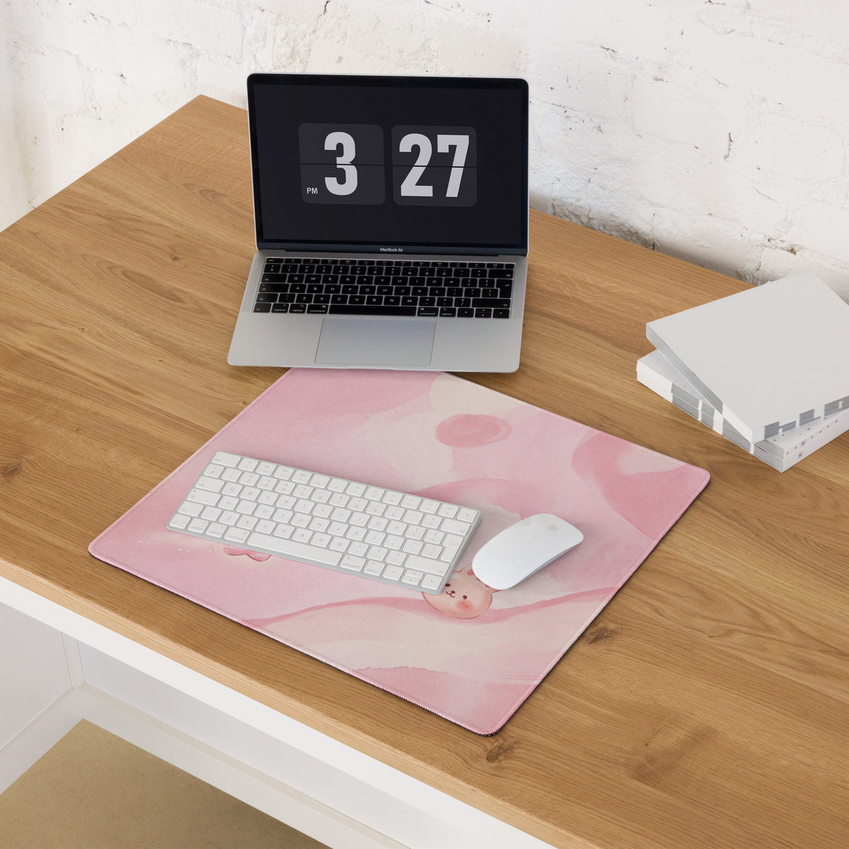 Pink Cute Galaxy Gaming Mouse Pad