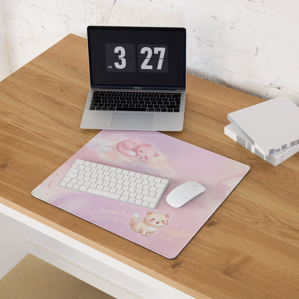 Pastel Kittens Gaming Mouse Pad