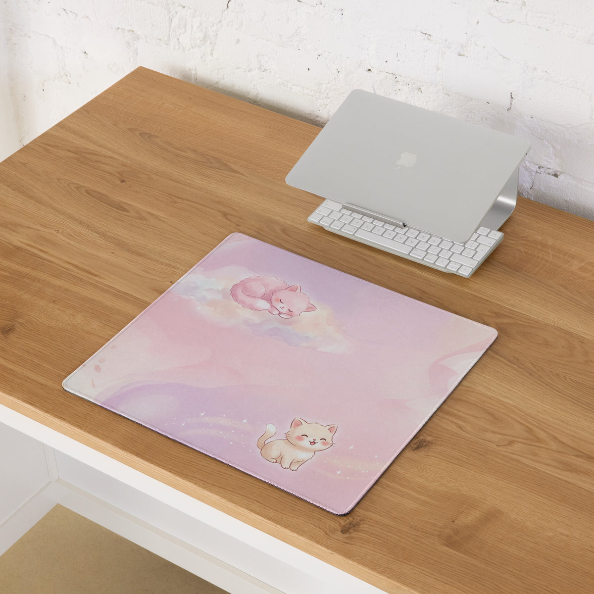 Pastel Kittens Gaming Mouse Pad