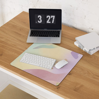Pastel Rainbow Cat Theme Gaming Mouse Pad