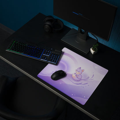 Cute Themed Purple Gaming Mouse Pad for Girls