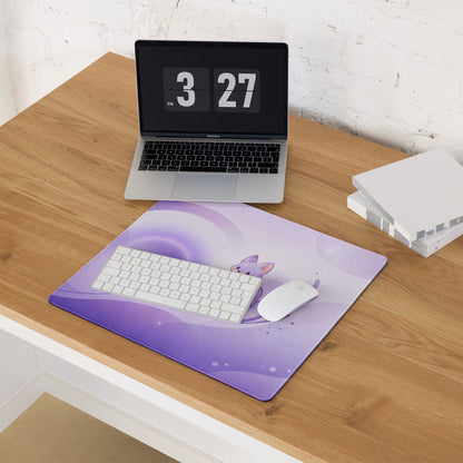 Cute Themed Purple Gaming Mouse Pad for Girls