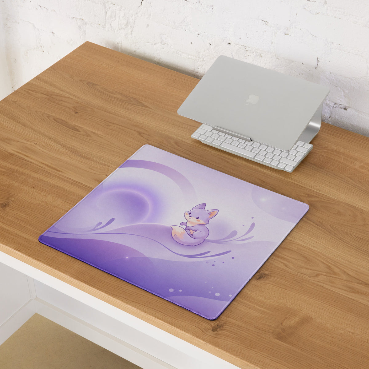 Cute Themed Purple Gaming Mouse Pad for Girls