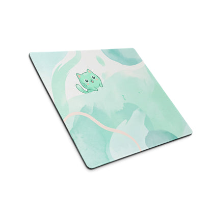Pastel Cute Cat Gaming Mouse Pad