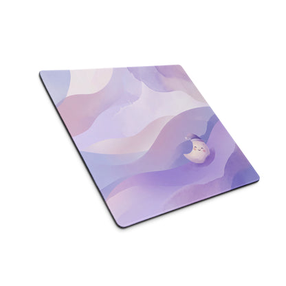 Pastel Purple Unicorn Mouse Pad With Clouds
