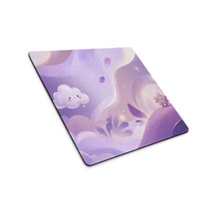 Pastel Purple Cute Cloud Dream Gaming Mouse Pad