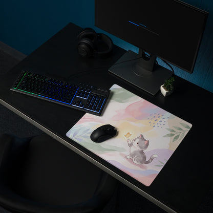 Pastel Cat Friends Gaming Mouse Pad