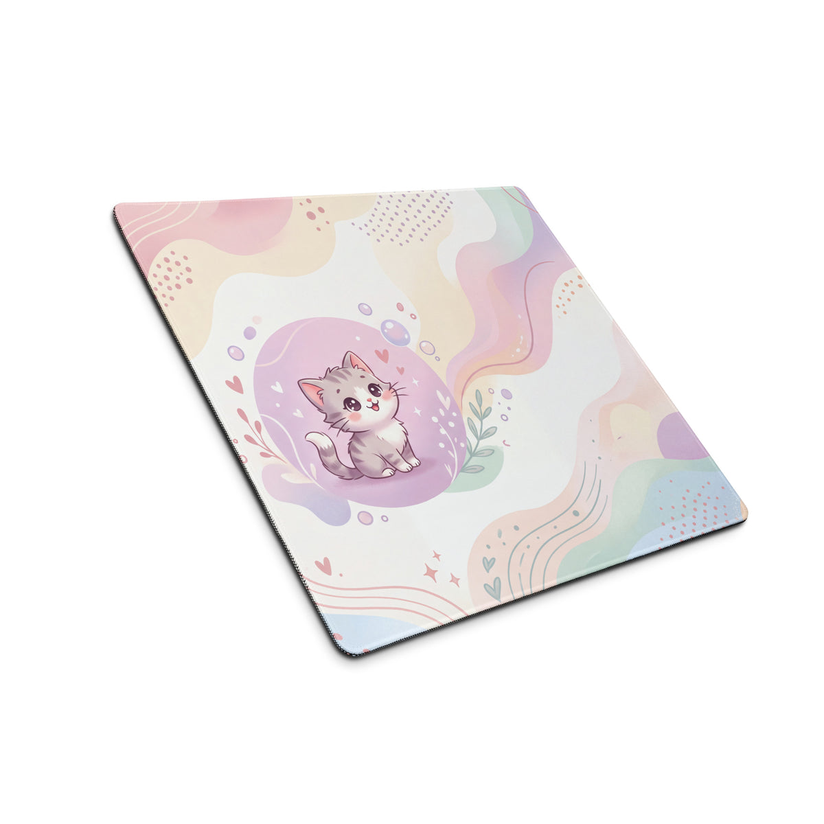 Pastel Kitty Dream Gaming Mouse Pad