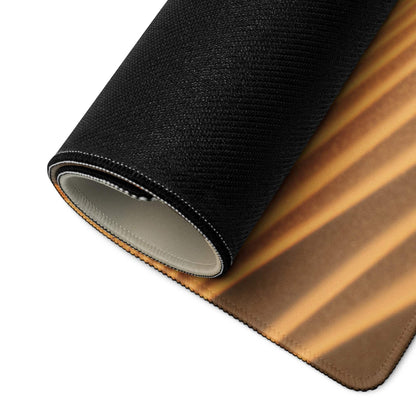 Epic Desert Cobra black textured mousepad with tan brown stripes