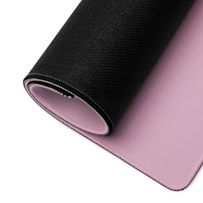 Rolled soft pink gaming mouse pad with non-slip backing for Dota CSGO