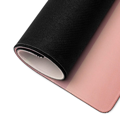 Black and pink dual-sided Dreamy Desert Dunes gaming mouse pad back