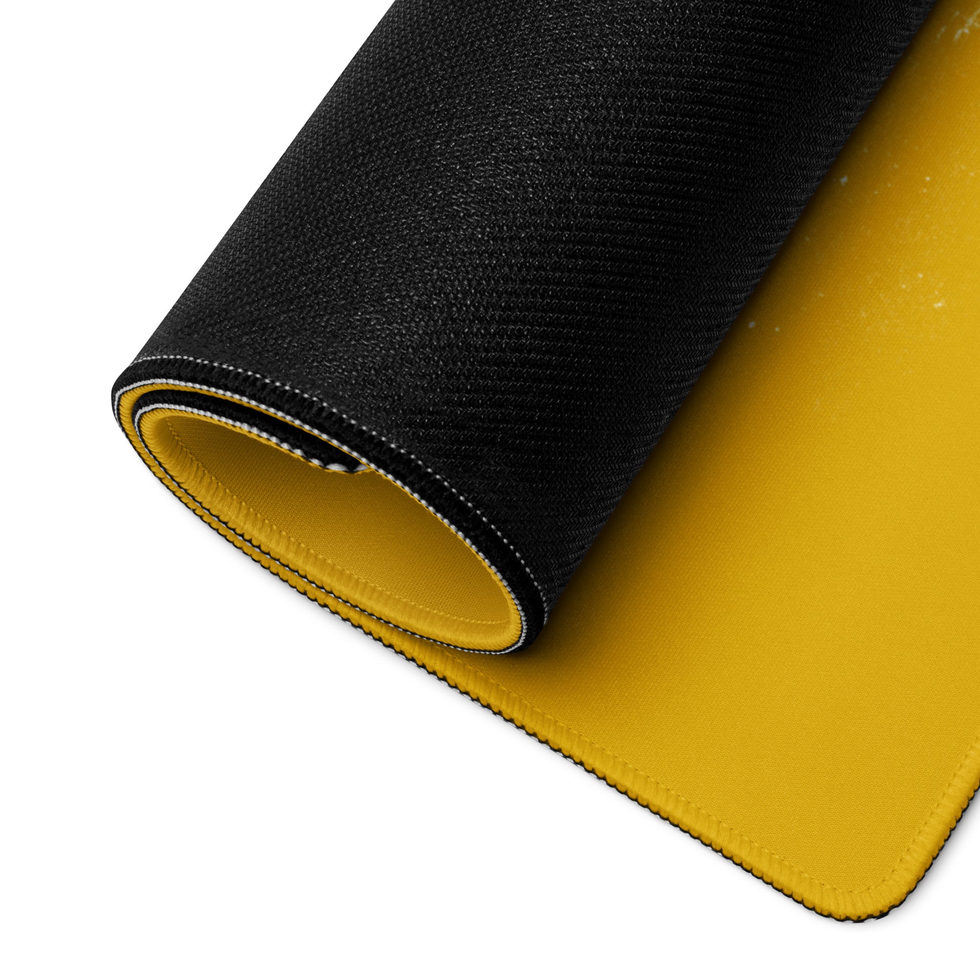Yellow Contemporary Swing Artwork Mouse Pad For Desk, Modern Office Decor, 36x18 Or 18x16, Smooth Polyester Surface