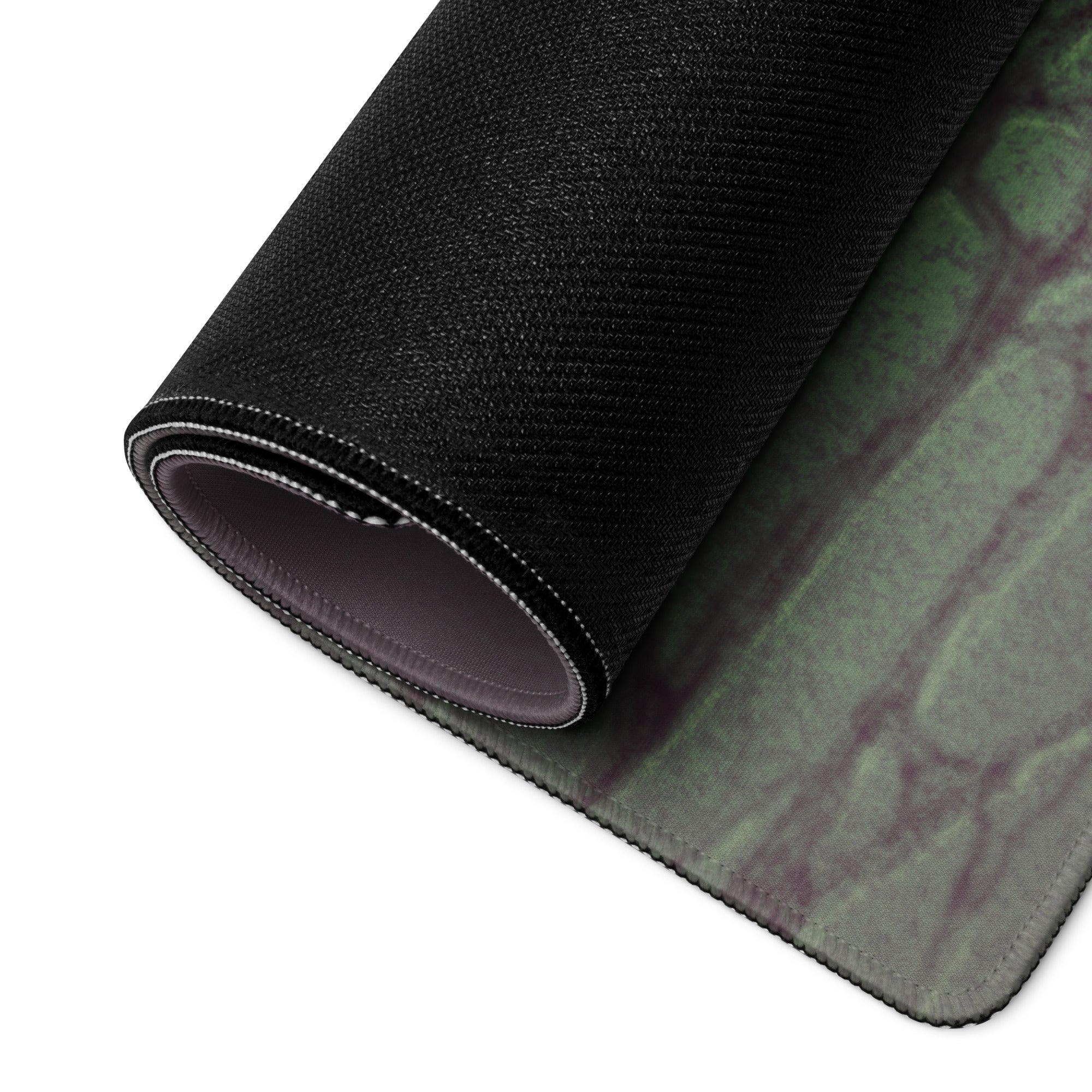 Floral Rose Mouse Pad Dark Gradient With Pink Accent 36x18 Modern Contemporary Desk Mat For Home Office