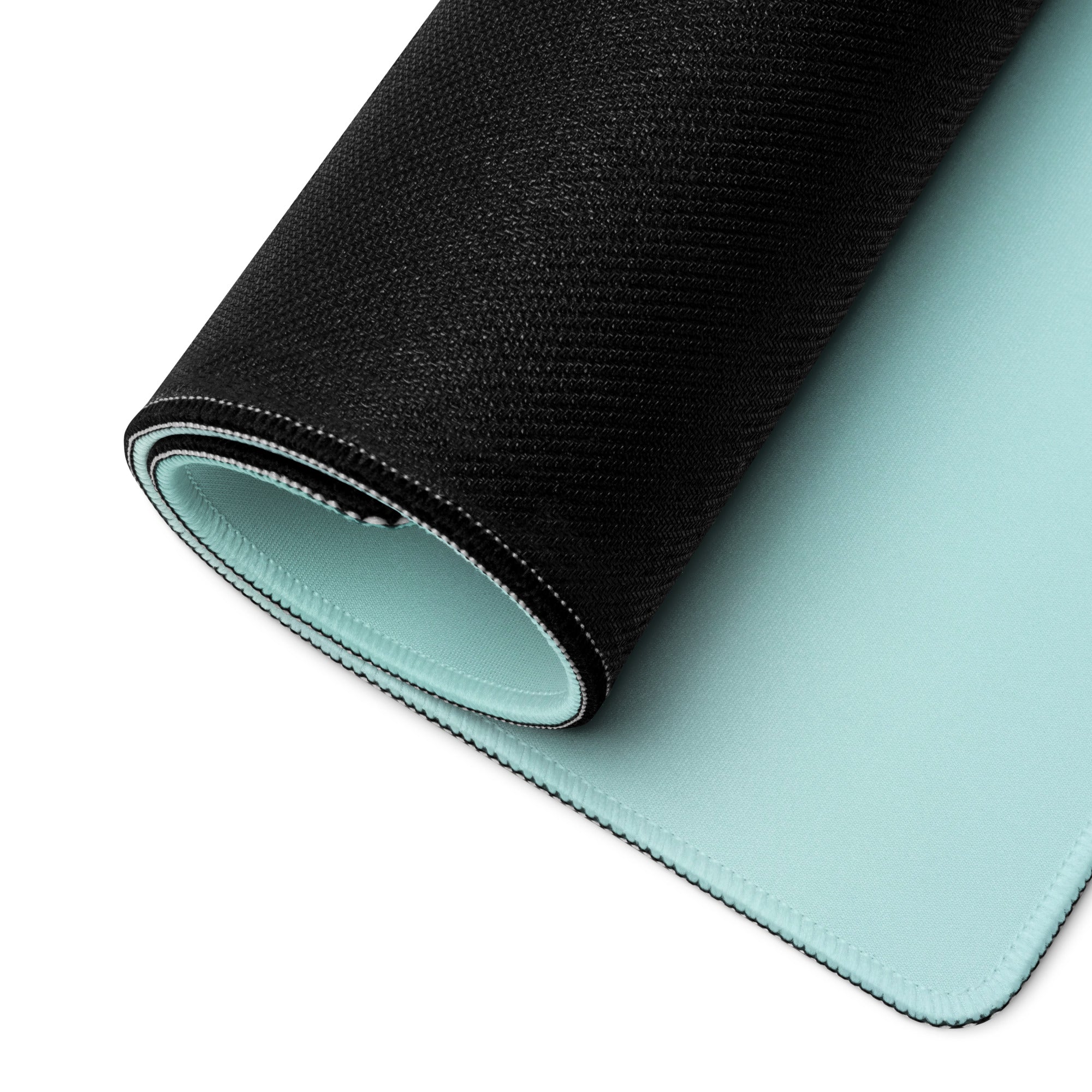 Teal Ocean Gradient Mouse Pad For Modern Home Office Desk Contemporary Minimalist Digital Art