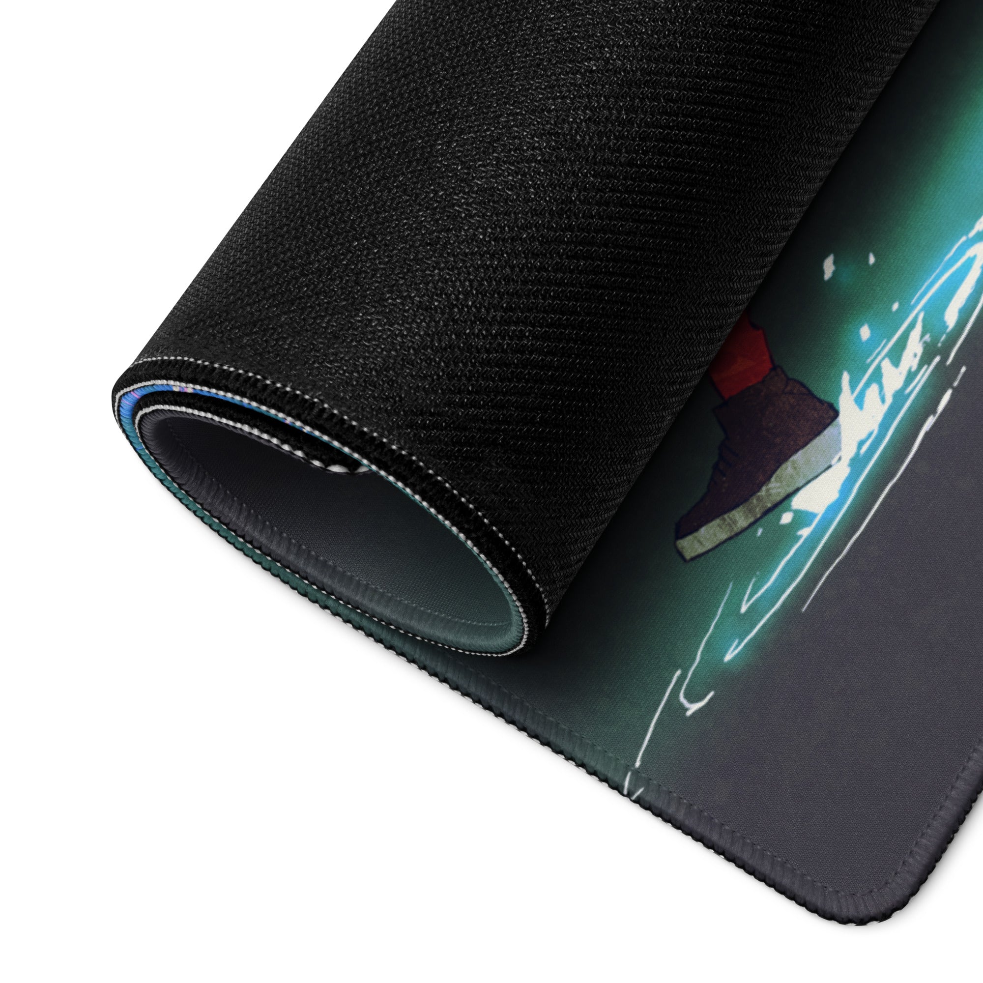 Contemporary Themed Mouse Pad Multicolor Artwork For Gaming Desk Modern Office Decor