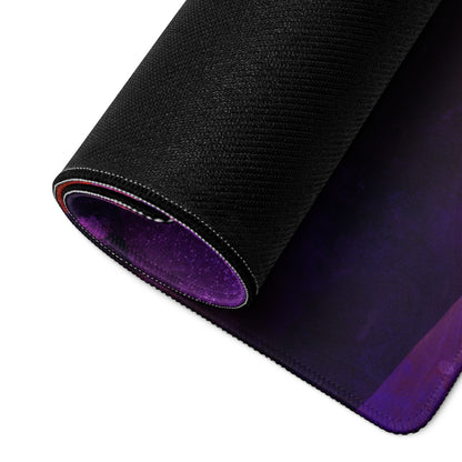 Galaxy Purple Pink Gaming Mouse Pad For Desk Large Non Slip Surface Neon Cosmic Digital Artwork