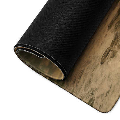 Gaming Mouse Pad Warm Sepia Tones for Desktop Setup Cinematic Fantasy Landscape Atmospheric